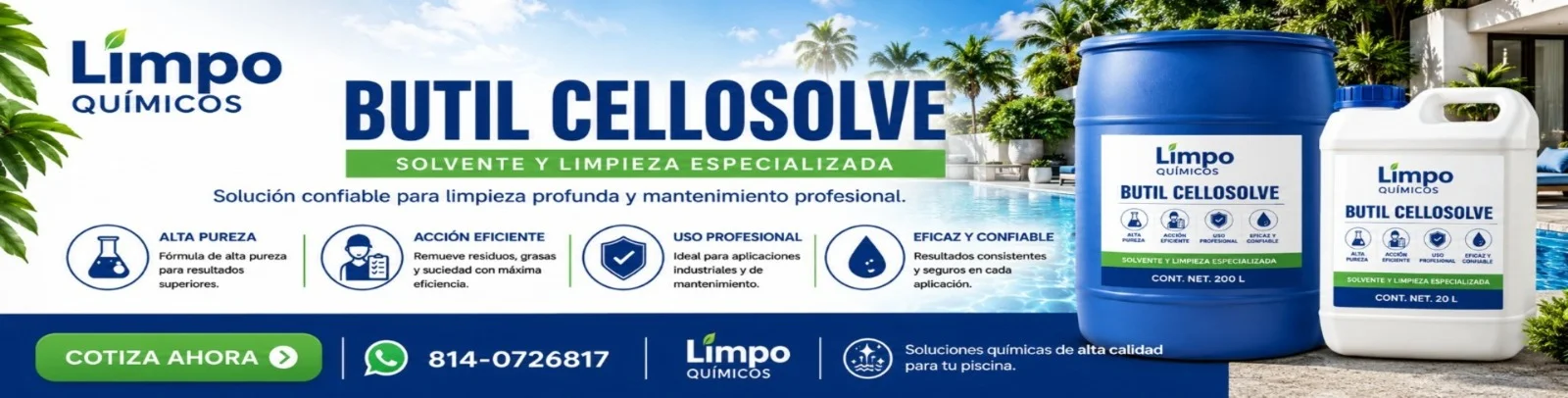 Butil Cellosolve de Limpo Químicos