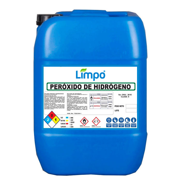 Peróxido de Hidrógeno al 35% de Limpo Químicos